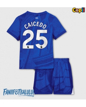 Chelsea Moises Caicedo #25 Echipament de Fotbal Replică 2025-26 Copii Acasa (+ Șorturi)